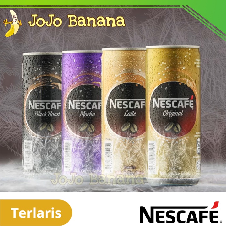 

NESCAFE Ice Coffee 240ml Low Fat - Kopi Kaleng Premium