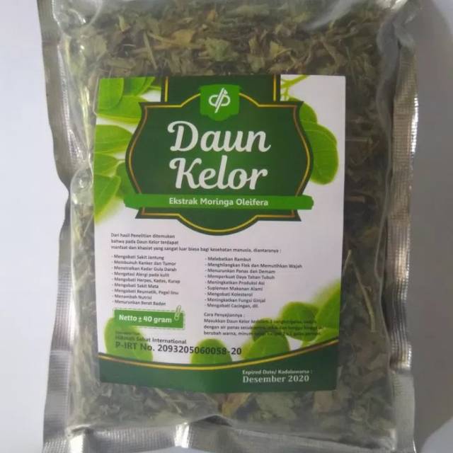 

Teh Seduh Daun Kelor Herbal Alami HIKMAH