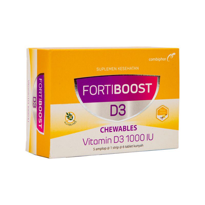 FORTIBOOST D3 1000 IU @6 TABLET KUNYAH