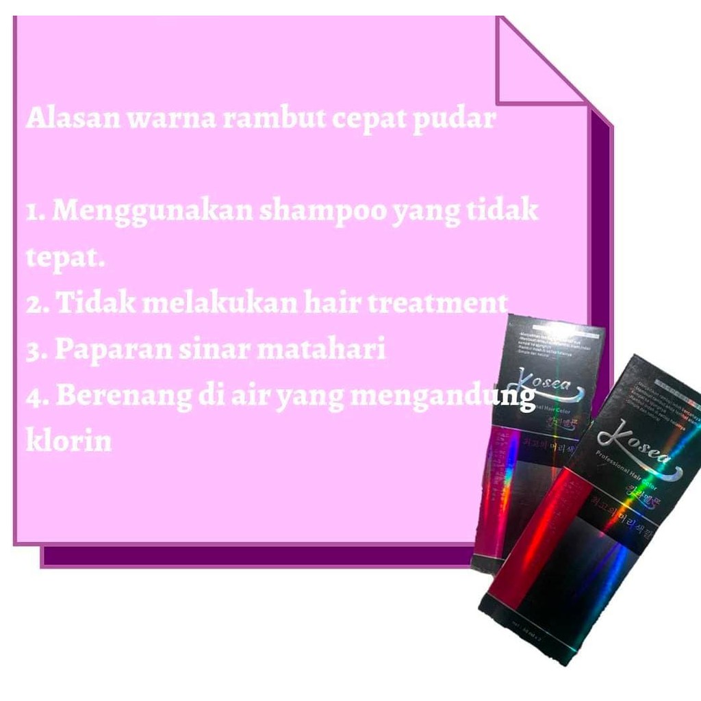 KOSEA PROFESSIONAL HAIR COLOR / CAT RAMBUT