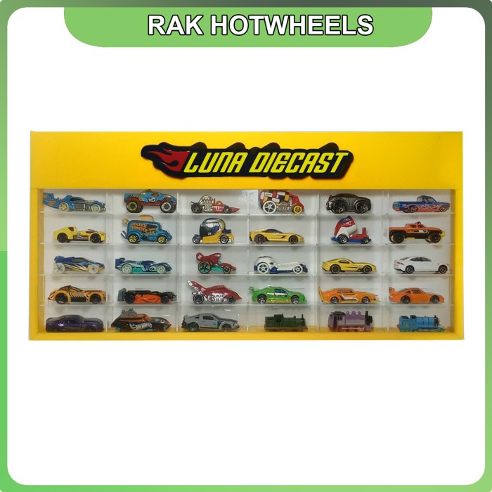 

Murah Rak Rack Hotwheels 1:64 Isi 30 CUSTOM LOGO Lighting - Kuning