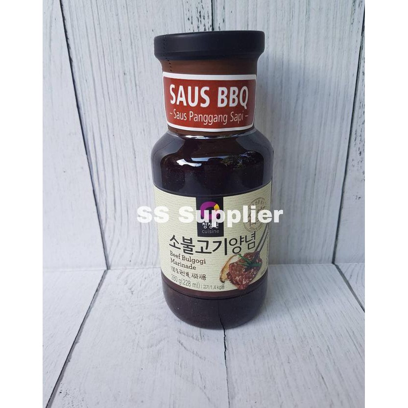 

1A5H BBQ BULGOGI DAESANG 280 GR (MERK CHUNG JUNG ONE) / BUMBU MARINADE IUWF