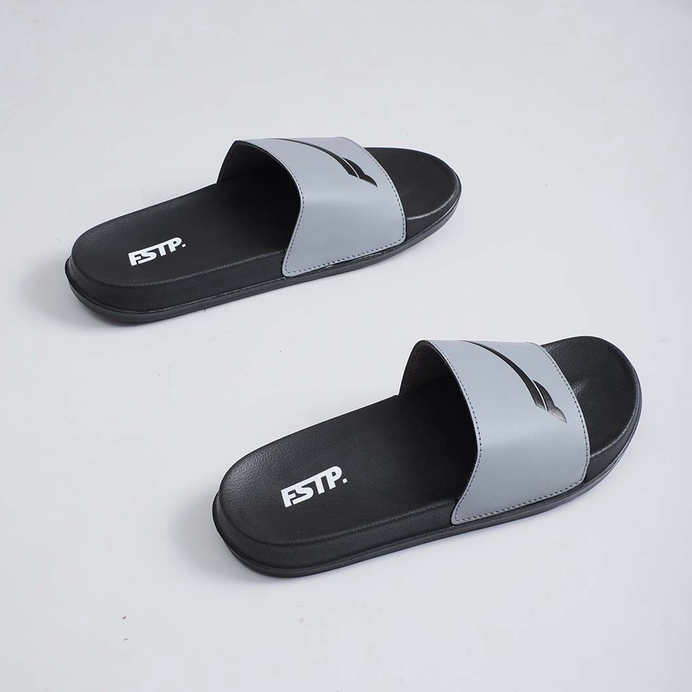 SOUL BLACK WHITE ORIGINAL x FOOTSTEP Sandal Casual Hitam Pria Sendal Slide Jalan Santai Harian Slippers Hangout Main Kondangan Lebaran Slop Selop Karet Anti Slip Premium Slip On Remaja Dewasa Flip Flop Kerja Formal Sport Men Footwear Keren Terbaru Branded