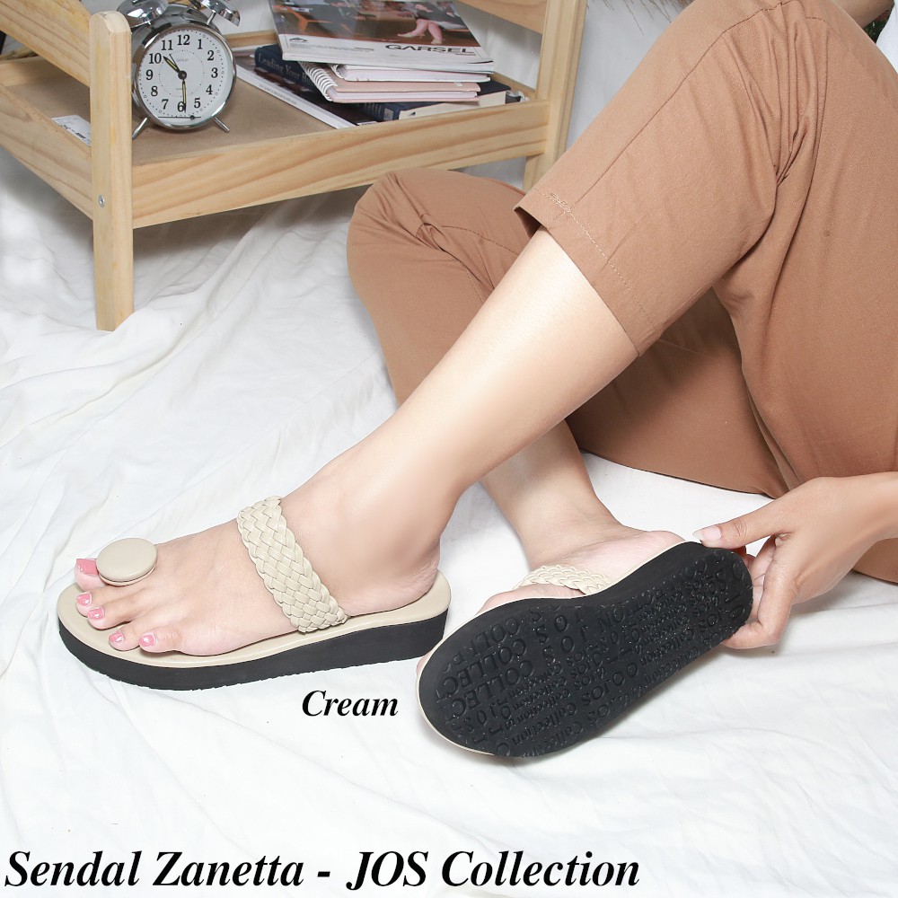 Sandal Wedges Wanita - Zanetta by JOS Collection