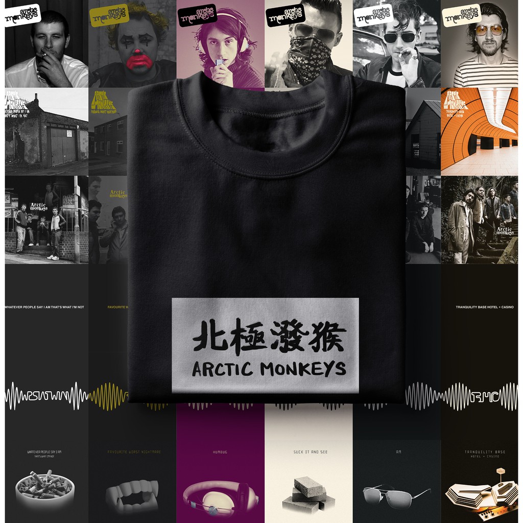 ARCTIC MONKEYS FONT T-SHIRT