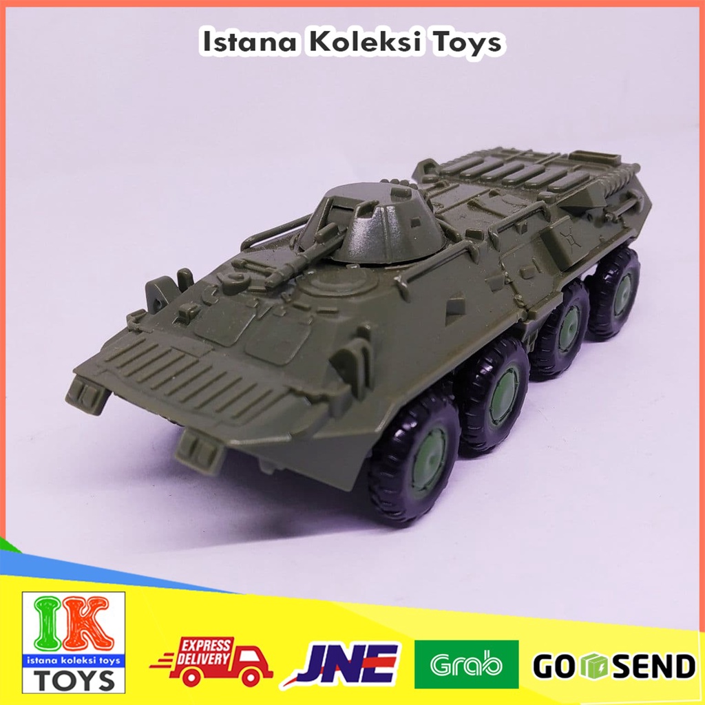 Mainan Rakit Edukatif Militer btr-80 armored personnel carrier Miniatur