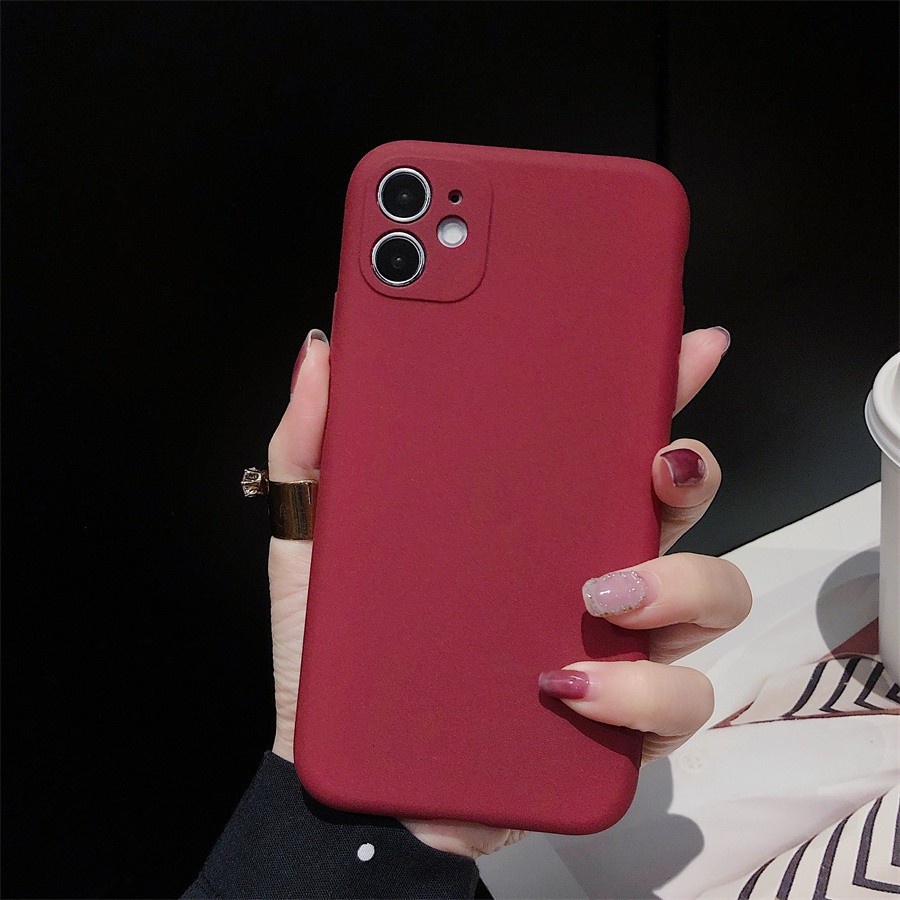 Soft Case Iphone 11 Iphone Pro Iphone 11 Pro Max dan Iphone 12 Iphone 12 Mini Iphone 12 Pro Iphone 12 Pro Max Slim Matte Silicon Sandstone