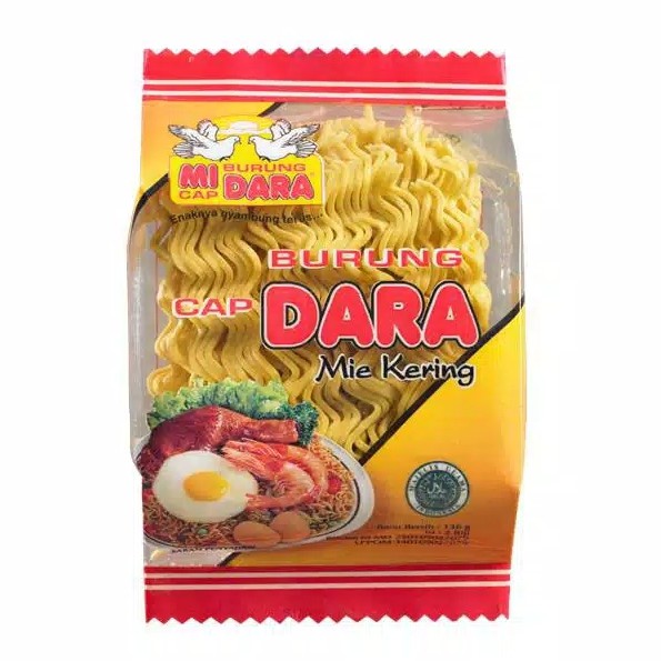 

Mie Kering Cap Burung Dara 136 gr