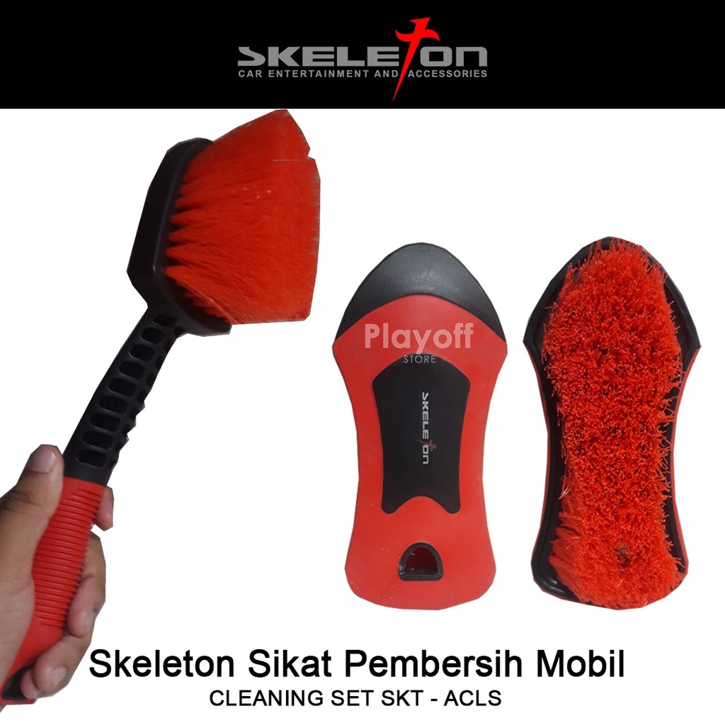 (Satu Set) Sikat Pembersih Mobil - Car Cleaning Set