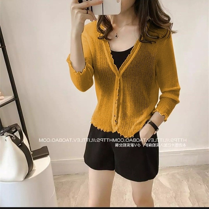 baju rajut wanita blouse JULI   baju rajut wanita pendek  baju rajut wanita murah