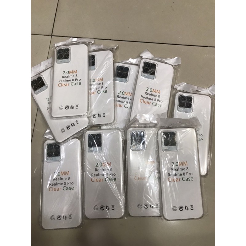 Jelly Case Realme 8 / Realme 8 Pro Persamaan Silicon Clear Case HD 2.0mm