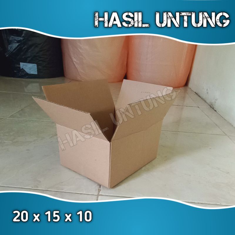 

kardus packing 20 x 15 x 10 /Dus baru polos/karton box/karton/box