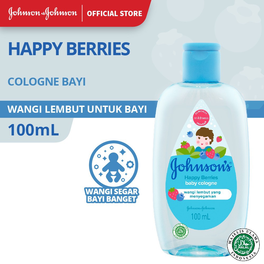 JOHNSONS BABY COLOGNE HAPPY BERRIES 100ML JJBH03