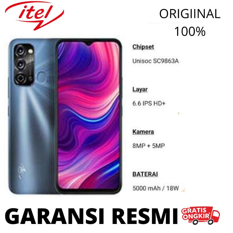 ITEL VISION 3 RAM 2/32GB GARANSI RESMI