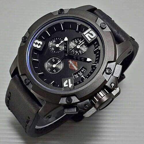 jam tangan pria Harley Davidson