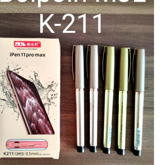 

Di⚡kon !! (Harga 1 lusin)Bolpoint tinta cair, gel pen ipen xi pro max, blp gel office, bolpen cair MJL K211 produck vyralral