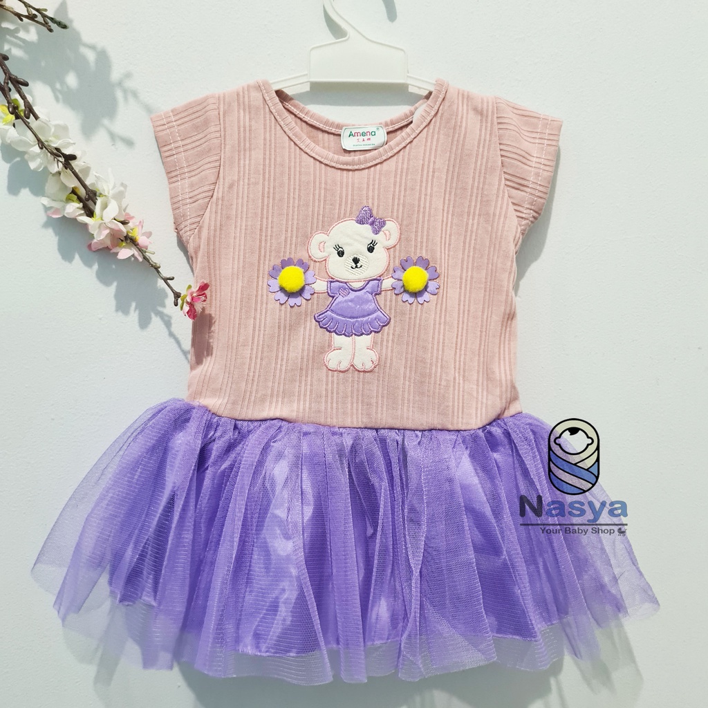 [MK-022] Dress Tutu Bayi 3-12 Bulan / Gaun Pesta Anak Perempuan Lucu Murah