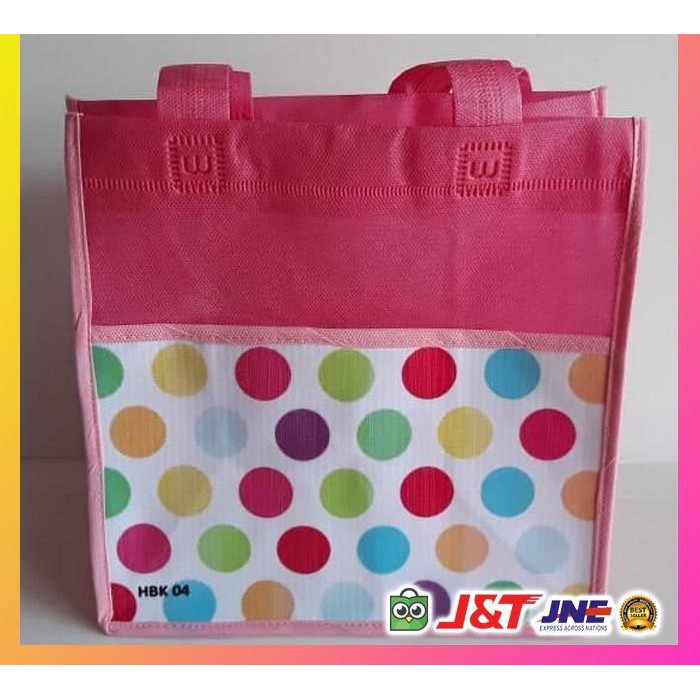 

Goodie Bag / Goodie Bag "Polkadot" 25X25X15 - Tas Spunbond (Pack Isi 12 Pcs) Berkualitas