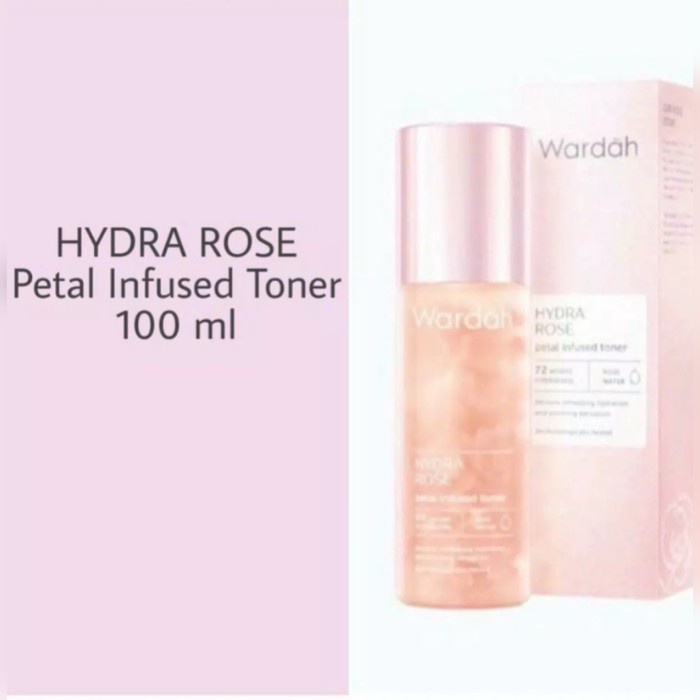 ⭐booze⭐WARDAH Hydra Rose Petal Infused Toner 100ml | Toner