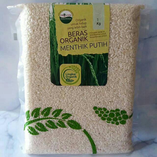 

BERAS MENTHIK PUTIH ORGANIK 1 KG