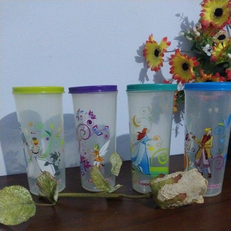 Medium Tumbler Princess Tupperware, (1 pc) 100% baru, unik dan cantik, anti tumpah