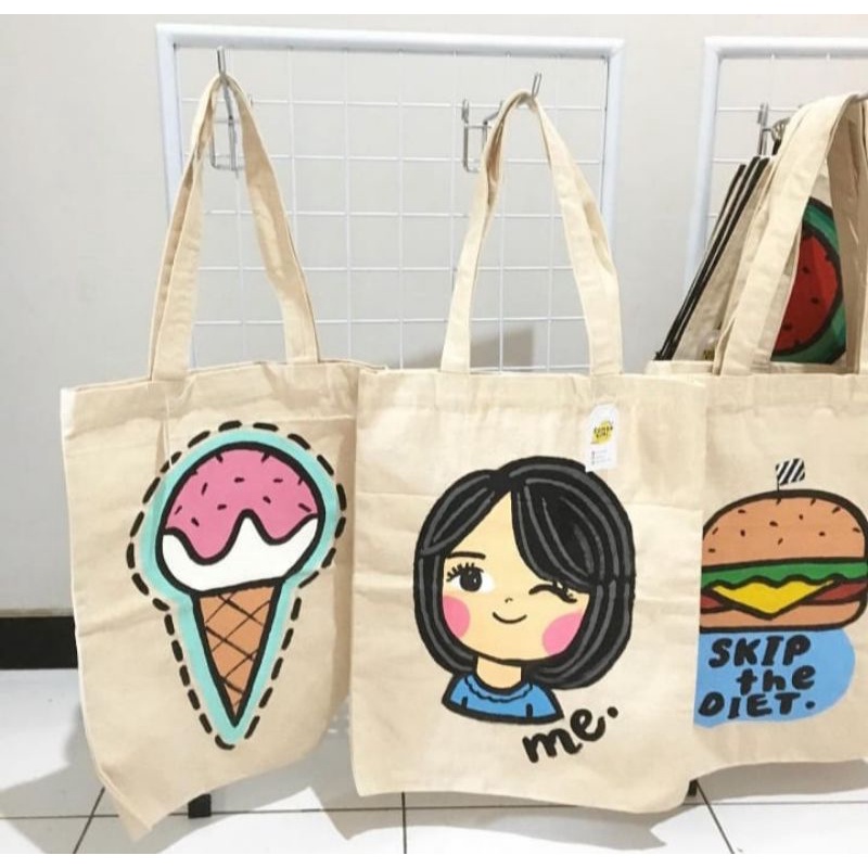 TOTEBAG/TAS LUKIS/TAS POLOS/TOTEBAG MURAH