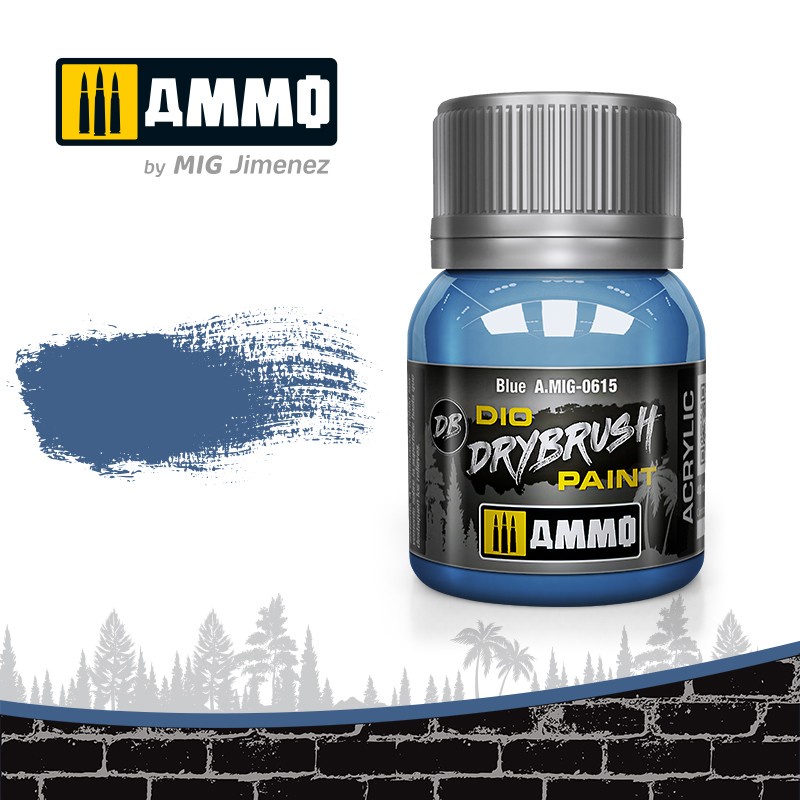 

AMIG0615 Drybrush : Blue (40ml jar) Ammo Mig