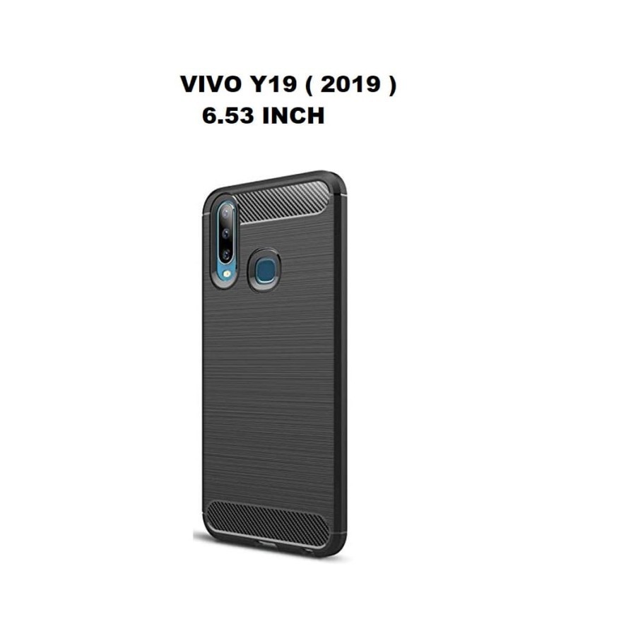 VIVO Y91C Y1S Y19 Y71 Y83 Y51 Silicon Carbon Slim Fit Soft Case Premium