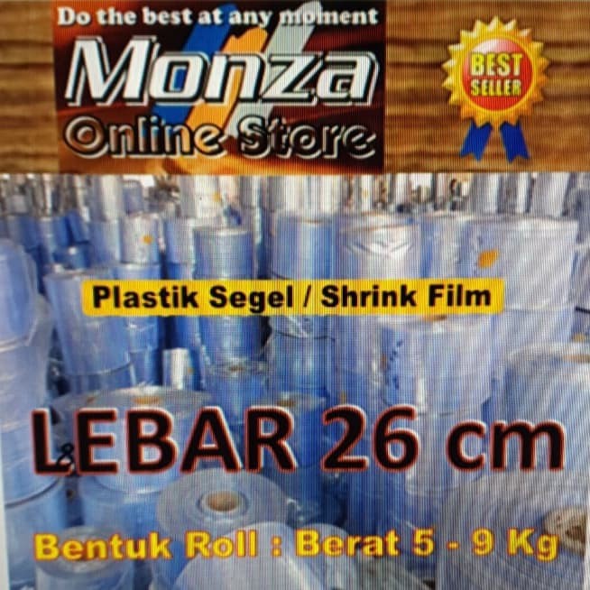 

Bagus Plastik Segel 26 Cm X 25 M ( Shrink Film ) Bergaransi