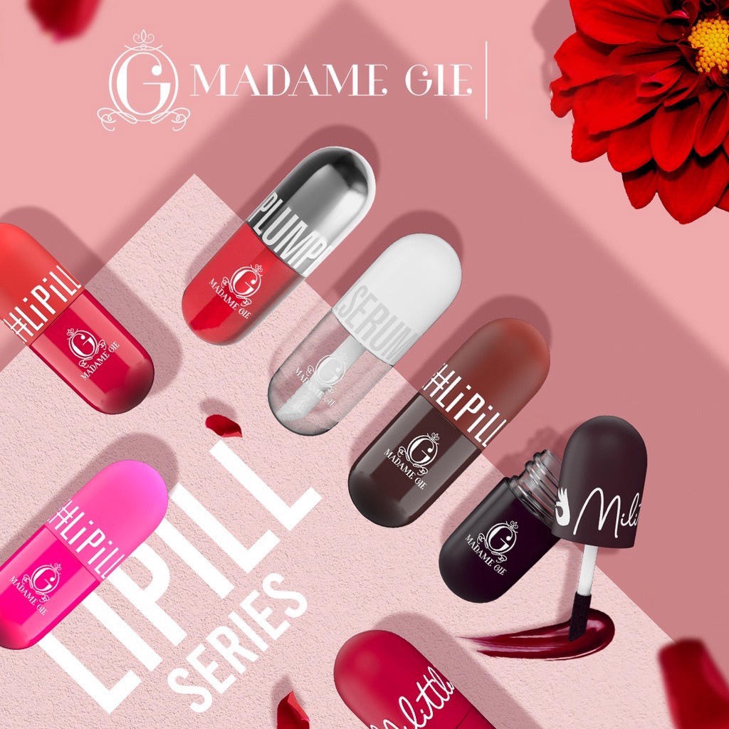 Madame Gie Madame LiPill Liptint Make Up READY ORIGINAL BPOM