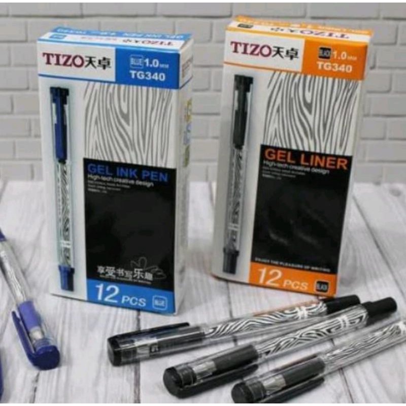 

pulpen tizo gel liner tersedia tinta hitam dan biru cocok untuk tanda tangan dikantor dan sekolah