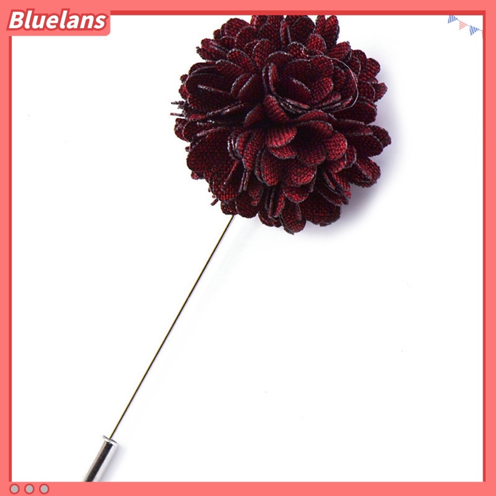 Bluelans Men’s Suit Tuxedo Flower Lapel Stick Pin Brooch Wedding Party Prom Accessory