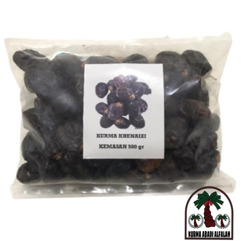 

kurma khenaizi 500grm / kurma khenaizi curah / kurma khenaizi kemasan premium