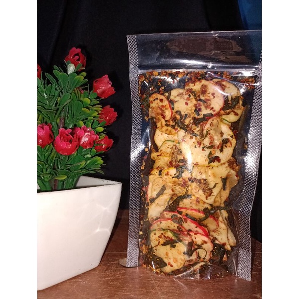 

KERUPUK SEBLAK KENCUR PEDAS EXTRA DAUN JERUK