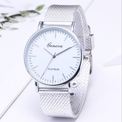 ✅COD [BBS] Jam Tangan Unisex Couple Strap Logam Imitasi Eropa