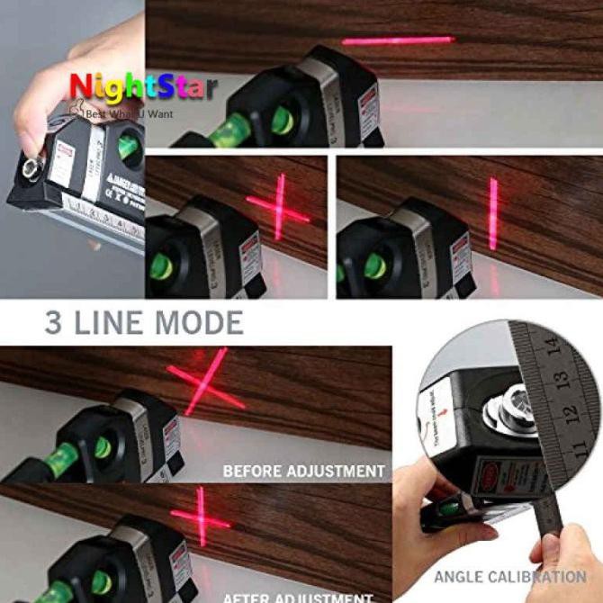 

㎖ Laser Level Pro3 Waterpass Digital Level Measure Tape Aligner Ruler ❇