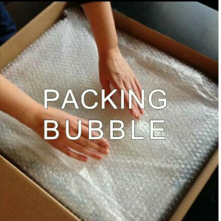 

Packing bubble wrap untuk 1pc barang