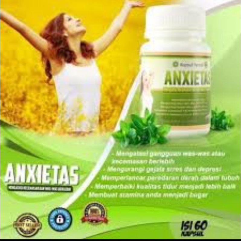 Obat Penenang Anxietas Original - Obat Anti Stress & Depresi - Obat Anxietas Herbal Alami