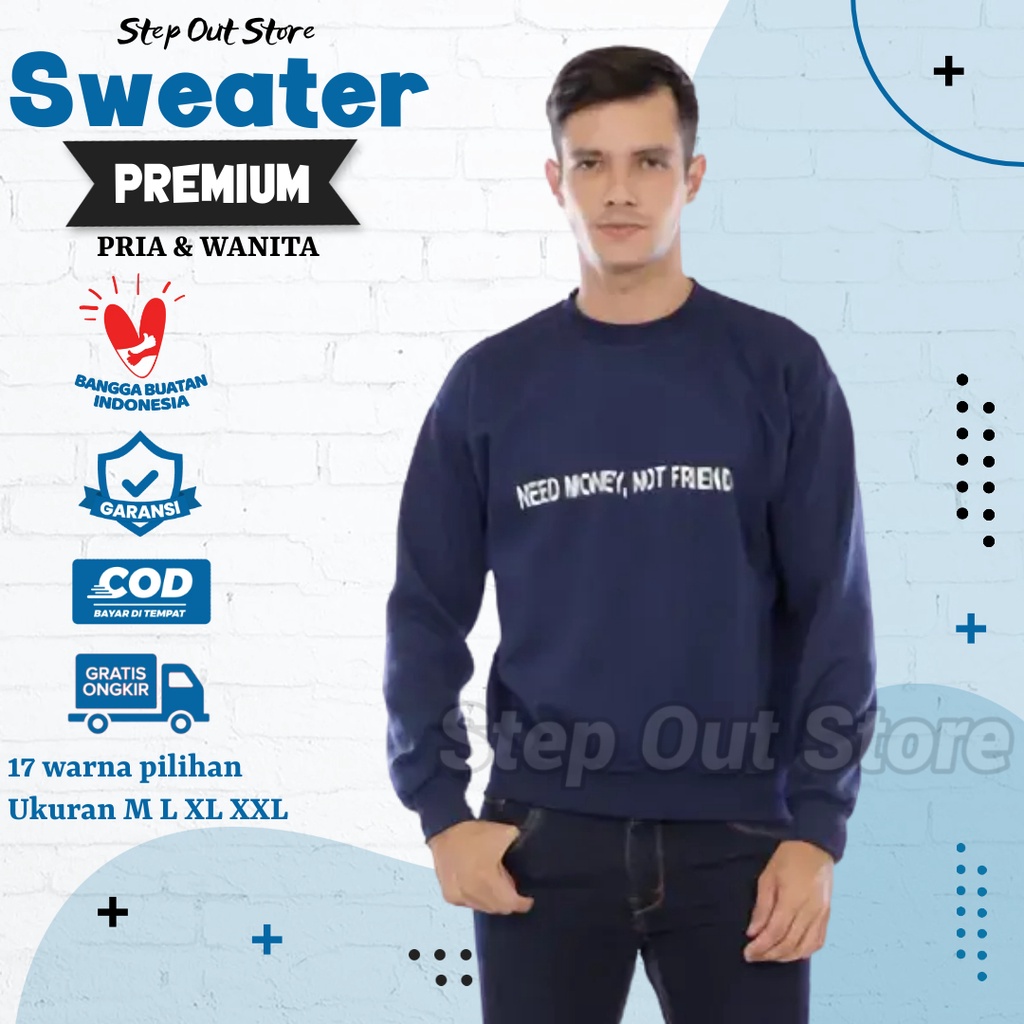022 Sweater Wanita Laki laki Couple Pasangan Lengan Panjang Sweatshirt Sweter Oversize Perempuan Hod