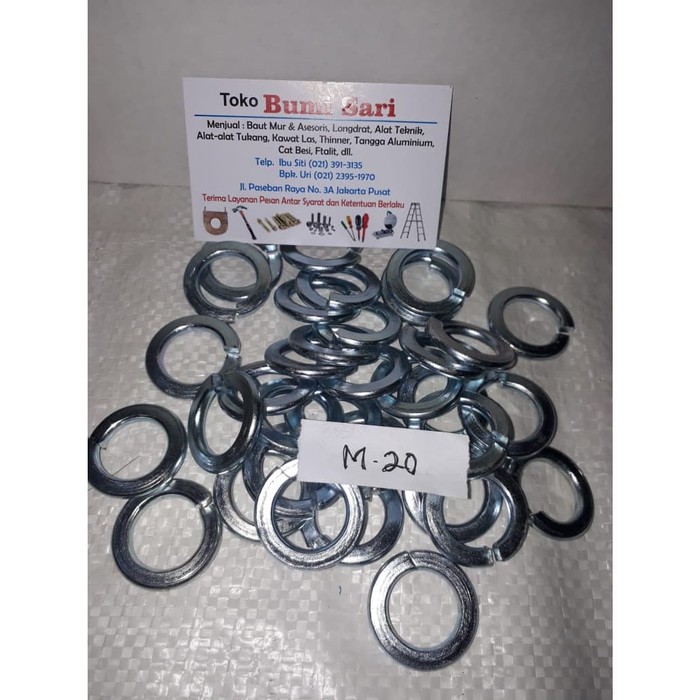 RING PER M20 GALVANISH - PER PCS / RING VEER MURAH