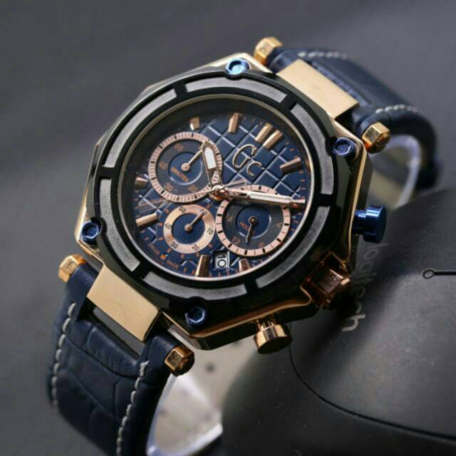 JAM TANGAN PRIA/COWOK GC CHRONO AKTIF KW SUPER  ANTI AIR ELEGANT HARGA BERSAHABAT...