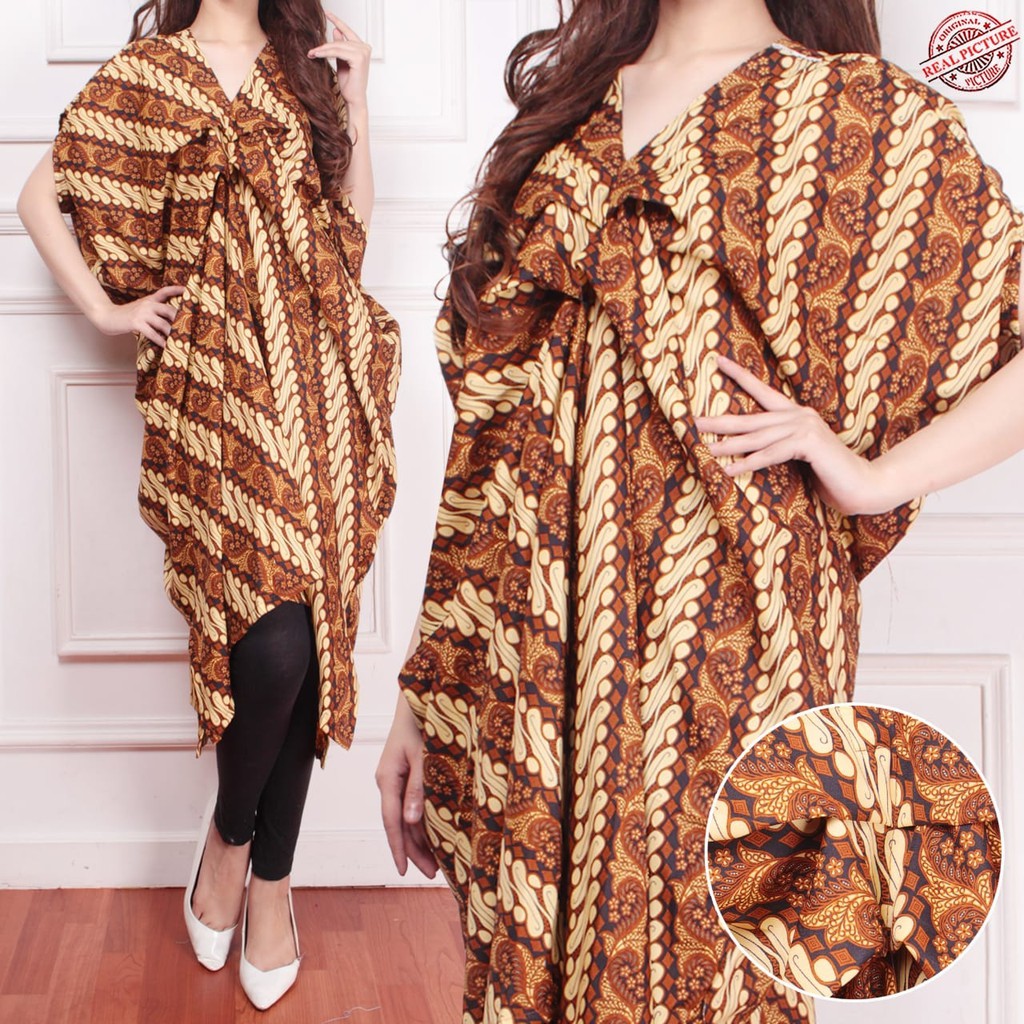 tunik kaftan lurik batik