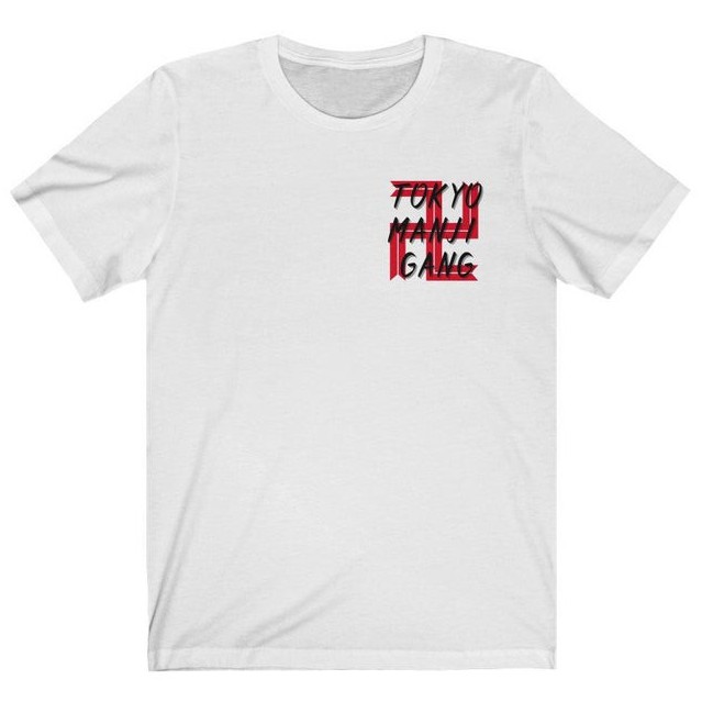 Tshirt Tokyo Manji Gang Logo White Anime Tokyo Revengers Manga Unisex Kaos Tokrev