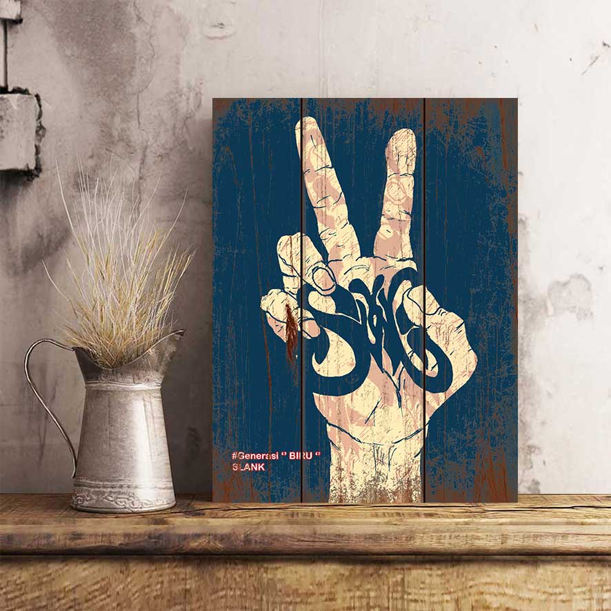 Poster Band Musik SLANK Hiasan Dinding Poster Kayu walldecor 04