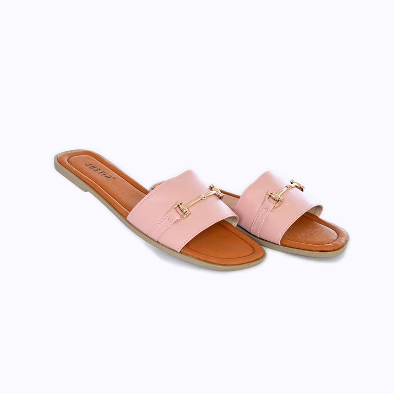 Big sale! Justin Sandal Selop Wanita JH 52 Pink Kombinasi Low Price