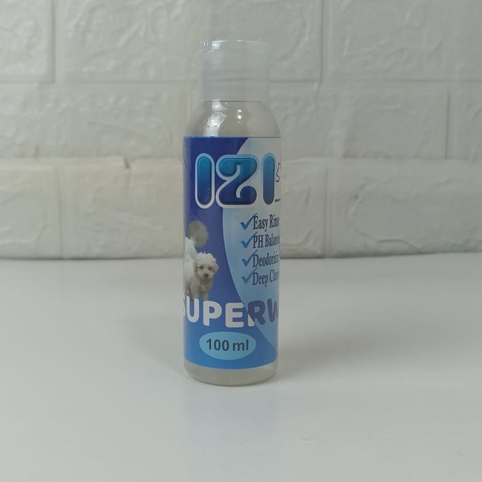 IZI Super White 100ml / Shampo Kucing &amp; Anjing Murah