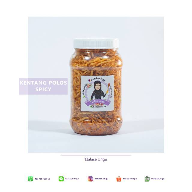 

Kentang kering/ kentang mustofa polos spicy