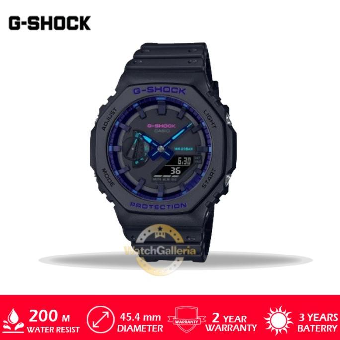 Jam Tangan Pria Casio G-Shock GA-2100VB-1ADR / GA-2100VB-1A / GA2100VB Termurah
