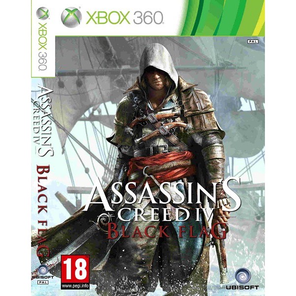 Game Assassins Creed 4 Black Flag XBOX 360 for Jtag/RGH (Game Data DVD Kaset)