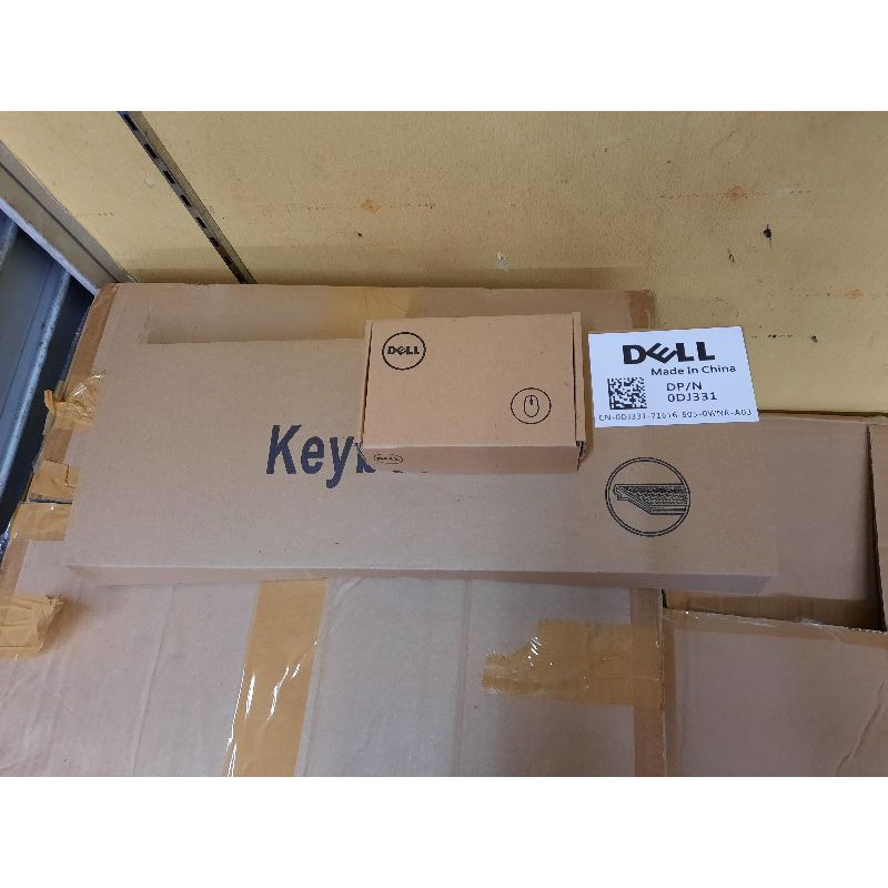 Paket KEYBOARD MOUSE DELL Kabel USB new